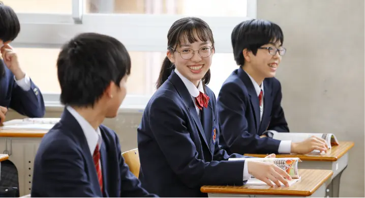 星城中学校生徒の写真