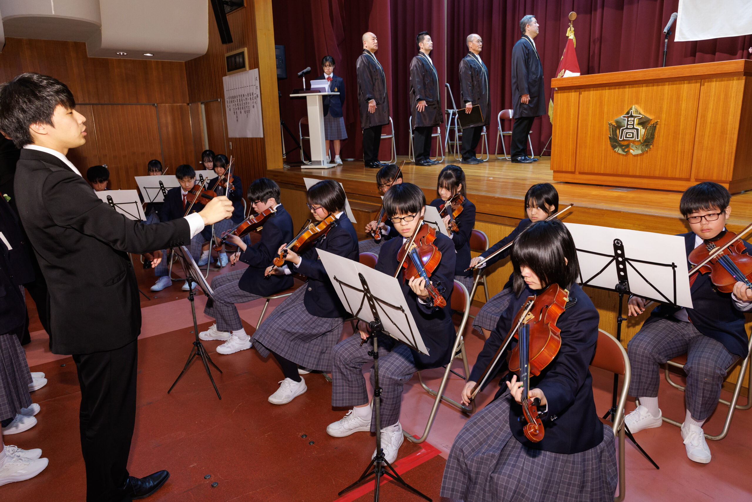 入学式・卒業式での演奏